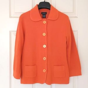 Woman's Cotton blended knit jacket.